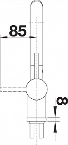 BLANCO LINUS смеситель жемчужный