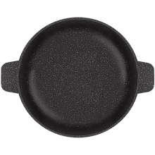 MAUNFELD GALAXITE MF24GLX01CR кастрюля с крышкой 24 см 4 л черный