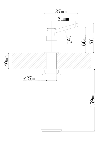 FLORENTINA КАСКАД FL дозатор брауни