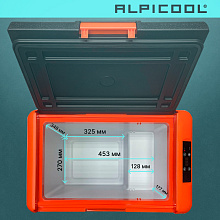 ALPICOOL CL40 (12/24) автохолодильник черный