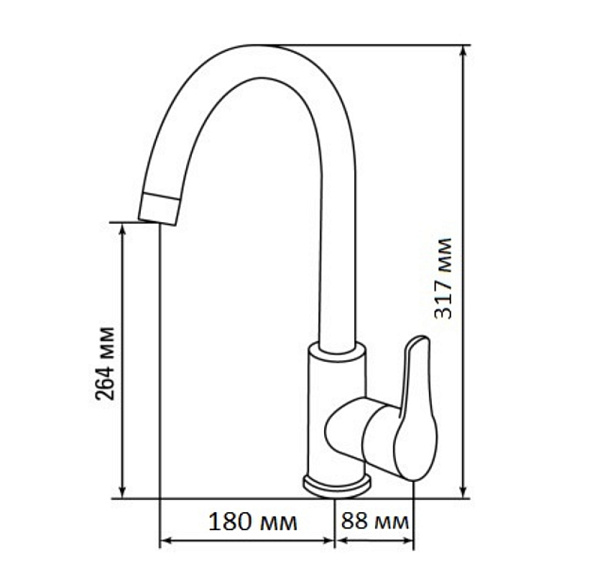 LEX TANARO IVORY смеситель слоновая кость