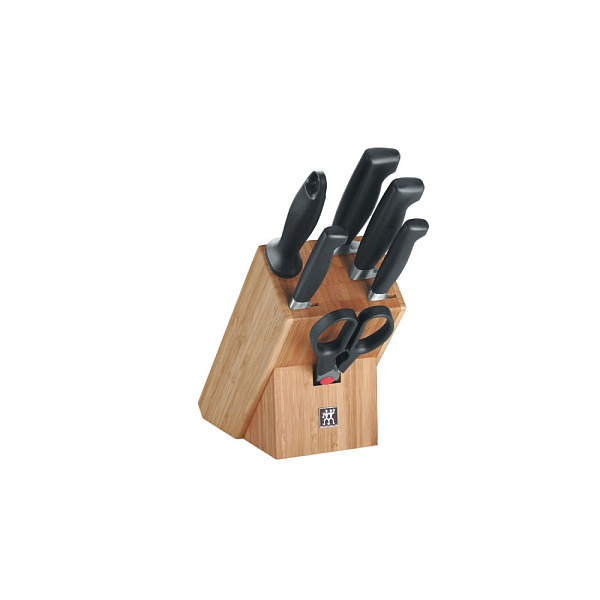 ZWILLING FOUR STAR набор ножей 7 пр. черный/коричневый