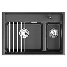 GRANULA KS-7302i мойка черный