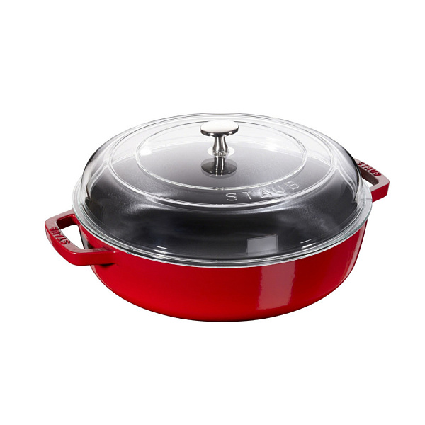 STAUB 12722806 сотейник 28 см вишневый