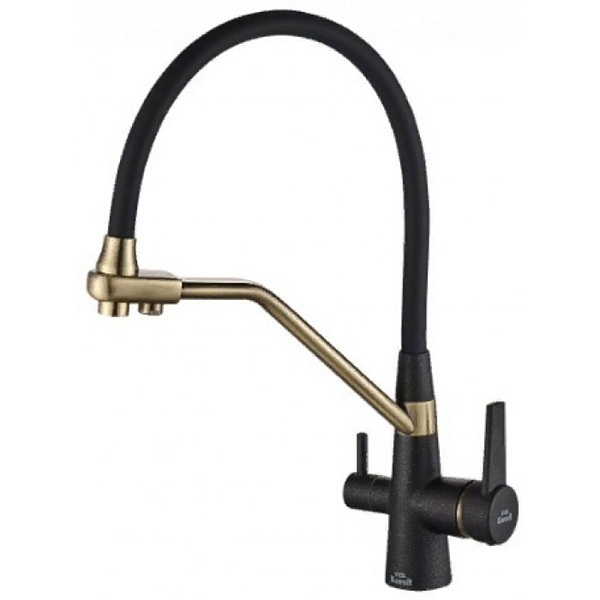 ZORG SH 903-6 Black BR смеситель черный металл/бронза