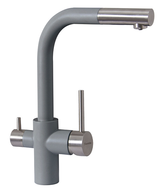 FLORENTINA КРИСТАЛЛ FL смеситель серый шелк