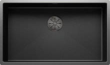 BLANCO CLARON 700-U Dark steel  мойка черный