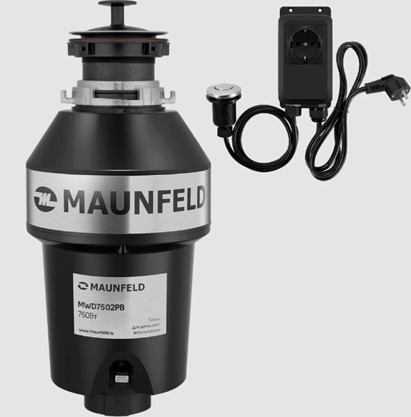 MAUNFELD MWD7502PB измельчитель пищевых отходов черный