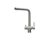 GRANULA KS-7011 смеситель сталь матовая