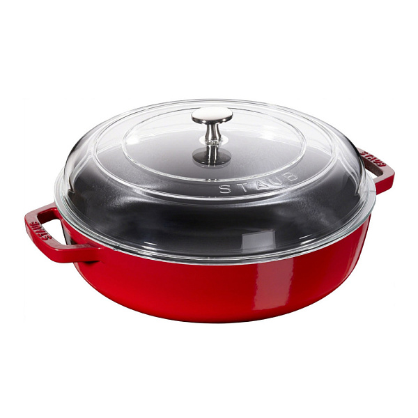 STAUB 12722606 сотейник 26 см вишневый