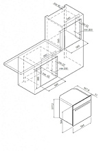 GRAUDE BK 60.3 S духовой шкаф черный