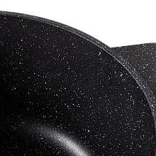 MAUNFELD GALAXITE MF24GLX01CR кастрюля с крышкой 24 см 4 л черный