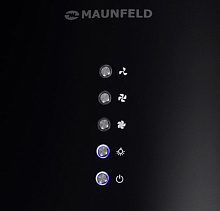 MAUNFELD LEE Light Isla 35 вытяжка черный