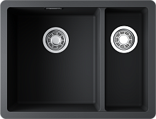 OMOIKIRI KATA 55-2-U-BL мойка черный