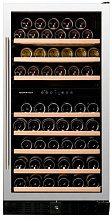DUNAVOX DX-94.270SDSK винный шкаф нержавеющая сталь