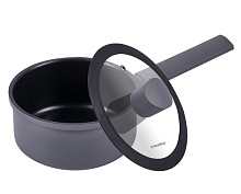 MAUNFELD ASTRID MF16ASTR1SP ковш с крышкой 22 см 4 л серый