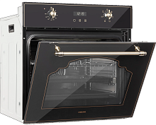 HIBERG VM 6260 RB духовой шкаф черный
