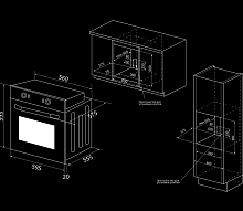HIBERG VM 6260 RB духовой шкаф черный
