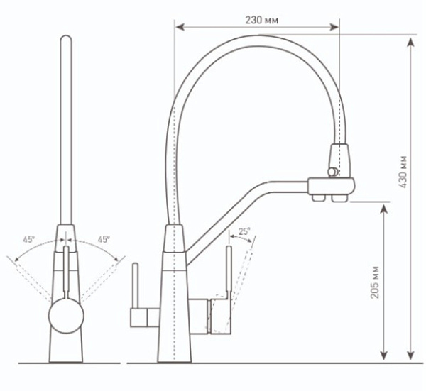 Zigmund & Shtain ZS 2200 ОСЕН.ТРАВА смеситель