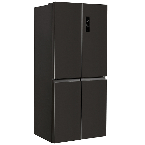 MAUNFELD MFF183NFSBE холодильник черный