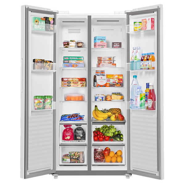 MAUNFELD MFF191NFPW холодильник белый