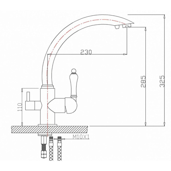ZORG Clean Water ZR 314 YF-33 SATIN смеситель