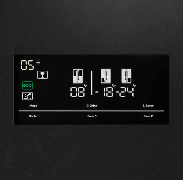 KUPPERSBERG NMFV 18591 B Silver холодильник черный