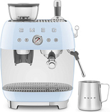 SMEG EGF03PBEU кофемашина пастельный голубой
