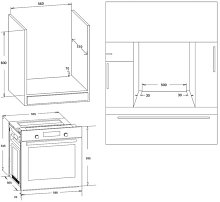KORTING OKB 370 CMB духовой шкаф бежевый