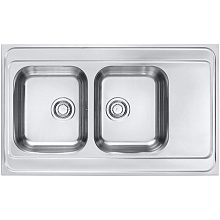 ALVEUS CLASSIC PRO 80 SAT матовая сталь мойка 1130472