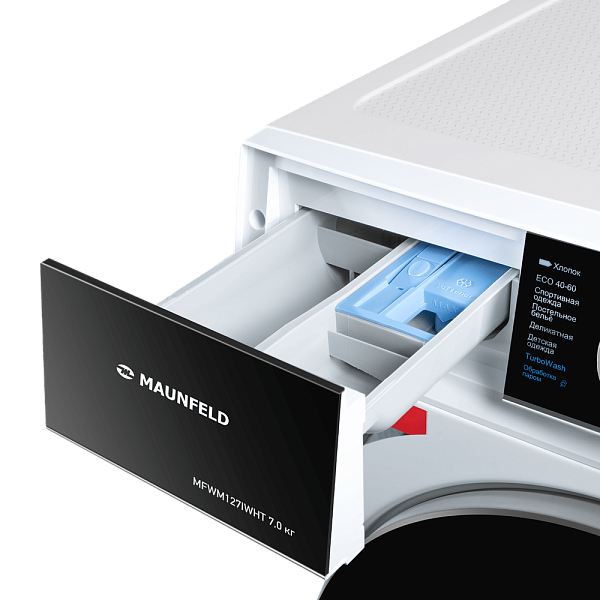 MAUNFELD MFWM127IWHT стиральная машина белый