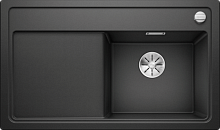BLANCO ZENAR 45S Comfort Black SILGRANIT PuraDur InFino мойка черный