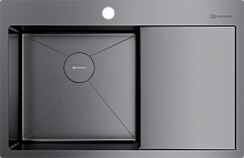 OMOIKIRI AKISAME 78-GM-L мойка вороненая сталь