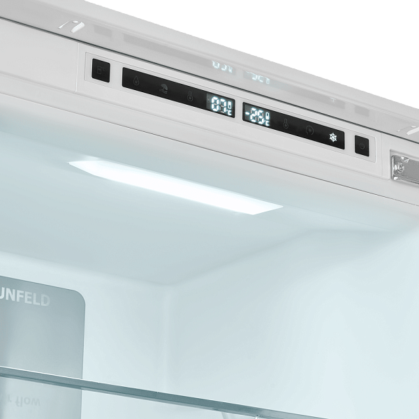 MAUNFELD MBF177NFWHGR Inverter холодильник белый