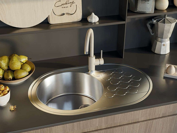 OMOIKIRI SHINAGAWA-GB смеситель черный