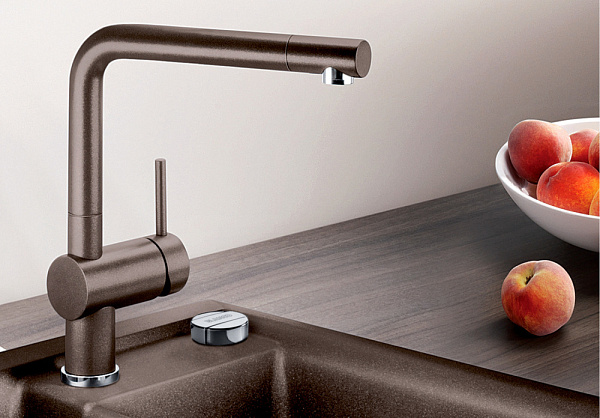 BLANCO LINUS смеситель жемчужный