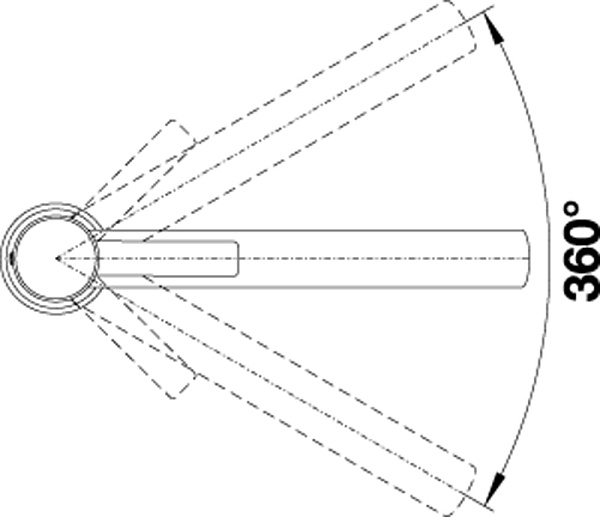 BLANCO AMBIS смеситель нержавеющая сталь