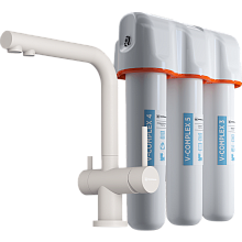 OMOIKIRI NAGANO-PA-P + PURE DROP LITE смеситель + фильтр пастила