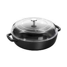 STAUB 12722823 сотейник 28 см черный