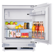 MAUNFELD MBF88SWGR Inverter холодильник белый