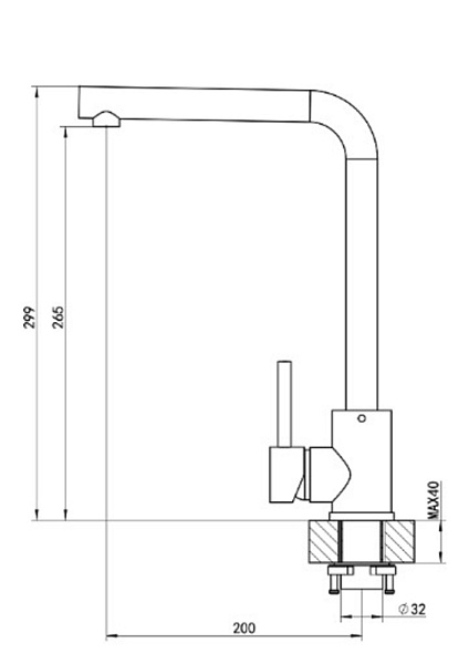 FLORENTINA ФАБИО FL смеситель коричневый