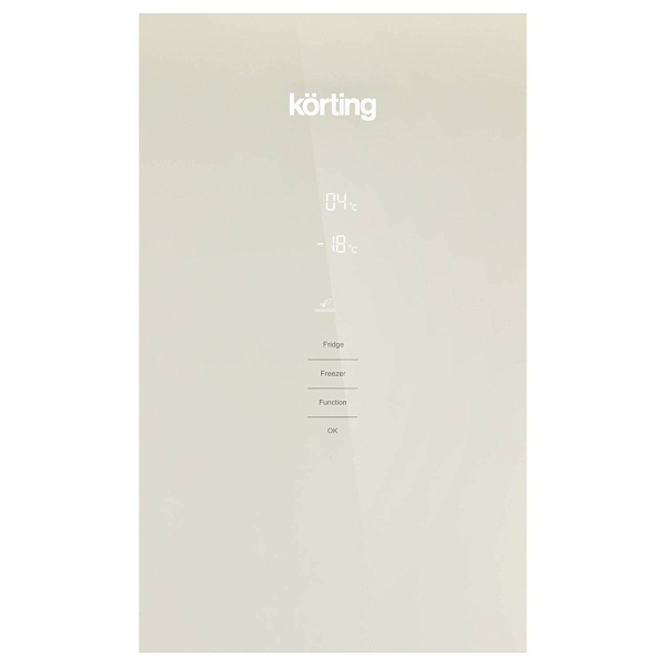 KORTING KNFC 62370 GB холодильник бежевый
