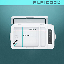 ALPICOOL MK18 (12/24) автохолодильник серый