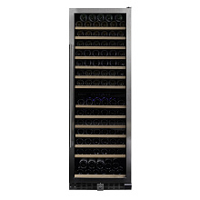 DUNAVOX DX-166.428SDSK винный шкаф нержавеющая сталь