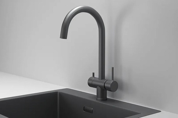 GRANULA KS-7104 смеситель графит матовый