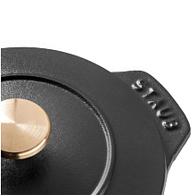 STAUB 11721625 кокот для риса 16 см черный
