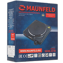 MAUNFELD SEHE.231B варочная панель черный