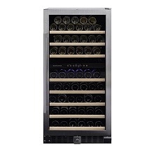 DUNAVOX DX-94.270SDSK винный шкаф нержавеющая сталь