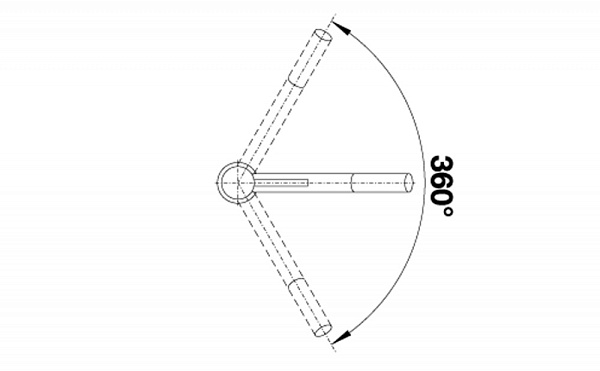 BLANCO KANO смеситель хром серый бежевый