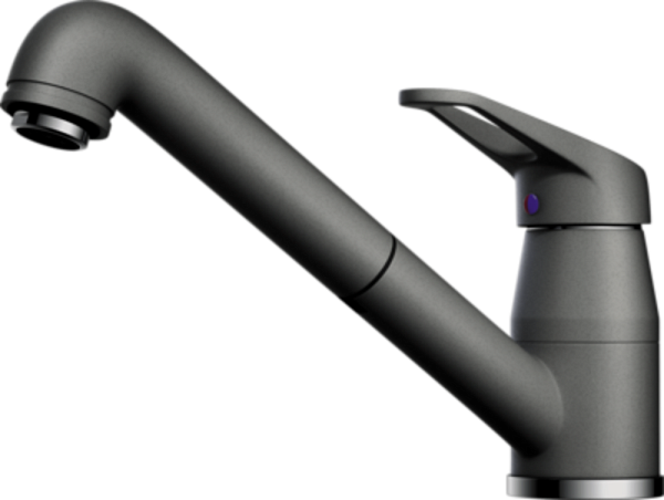 OMOIKIRI TATEYAMA-S-PL смеситель серый